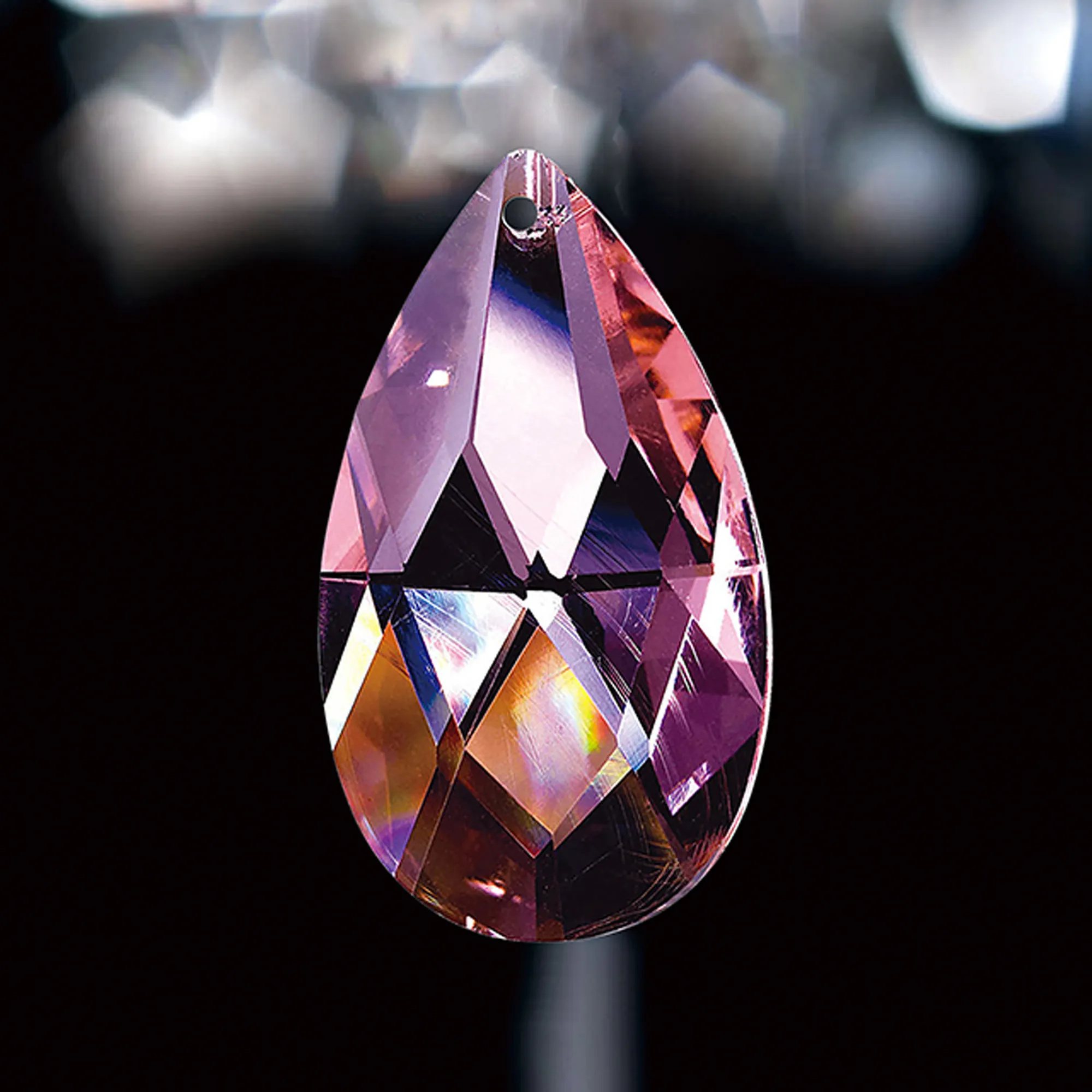 C20051  Crystal Pendalogue, No Ring Or Pin Included 50mm